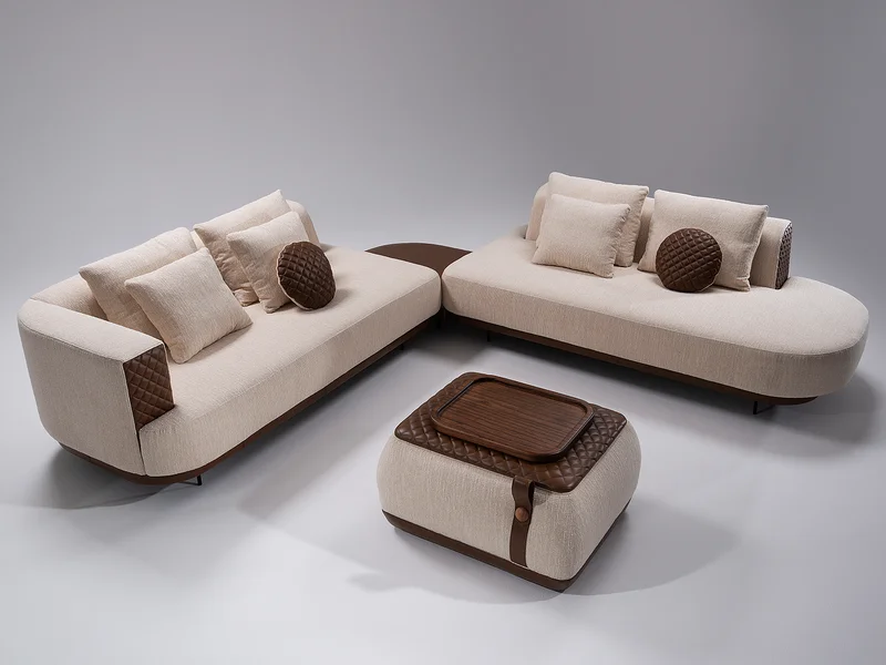 Mesa Flos en cuero - Sillones y sofás, Uruguay | Arquetipo, vista 3