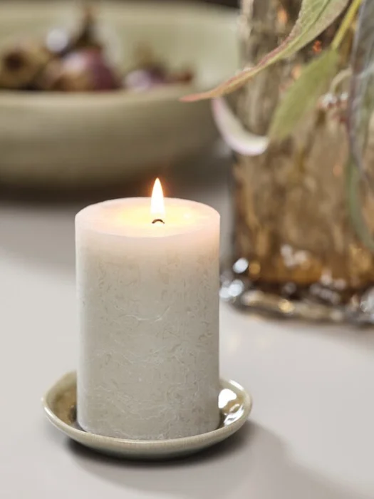 Vela pilar RENE Ø7xH10cm natural en Madera natural - Velas y Portavelas, Uruguay | JYSK, vista 2
