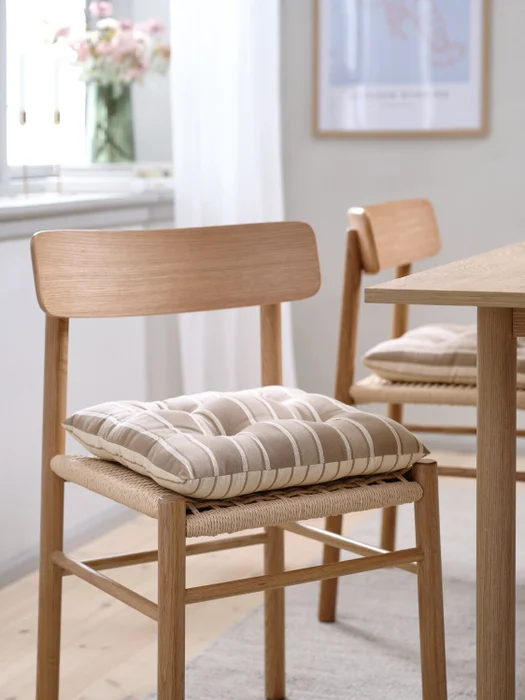 Almohadón de asiento MISTEL 40x40x7 arena en Beige - Textiles, Uruguay | JYSK, vista 4