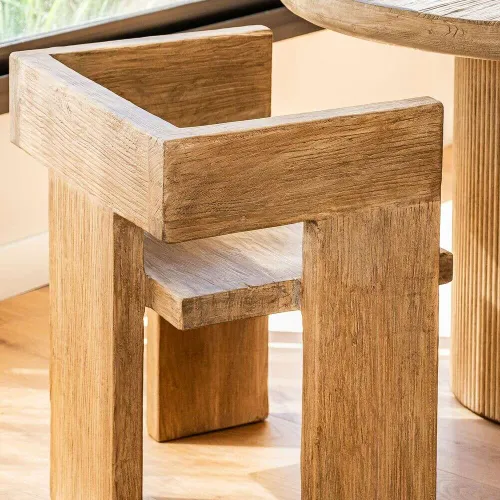 SILLA / BUTACA ESCULTURA - OLMO en Madera natural - Butacas, banquetas y puffs, Uruguay | La Iberica