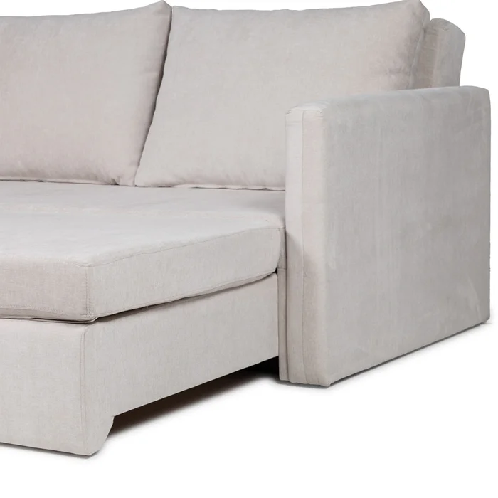 Sofá Cama Poliana - Tela Microfibra - Kruger 02-152 (Beige) en Beige - Sillones y sofás, Uruguay | Nyr, vista 6
