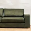 Sillón Cuero Octavio 3 Cuerpos Verde - Verde en Verde - Sillones y sofás, Uruguay | Aihaus, vista 2 de 3
