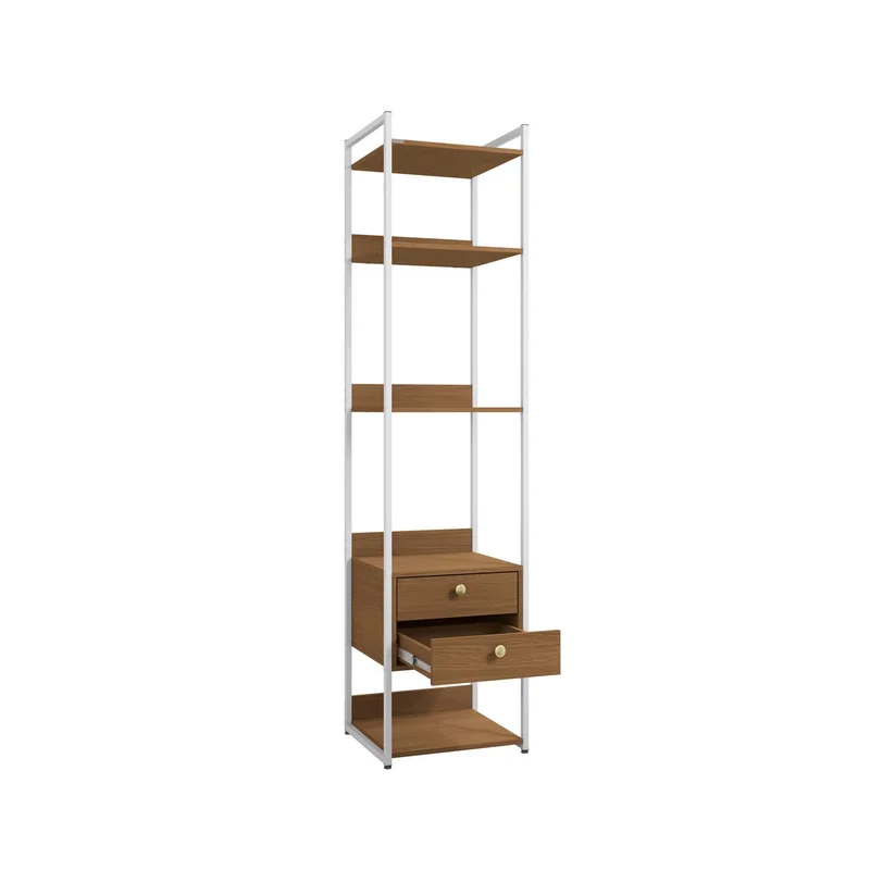Combo Closet Abierto Modular P49 y P50 - Linea Industrial en Madera natural - Roperos y placares, Uruguay | Balton, vista 11