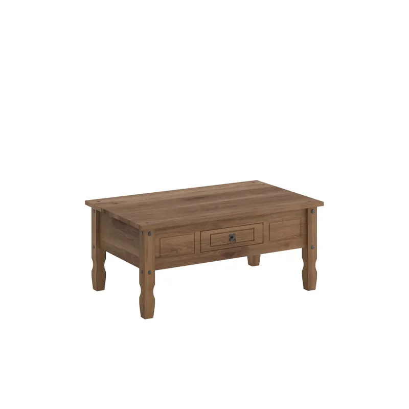 Mesa de Centro Living - Línea Monterrey - Nogal en Madera natural - Mesas de living, Uruguay | Ecowood