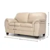 Sofá Arezzo - Cuero Básico - 2 cuerpos - Arena - (Preventa) en Beige - Sillones y sofás, Uruguay | NYR, vista 3 de 3