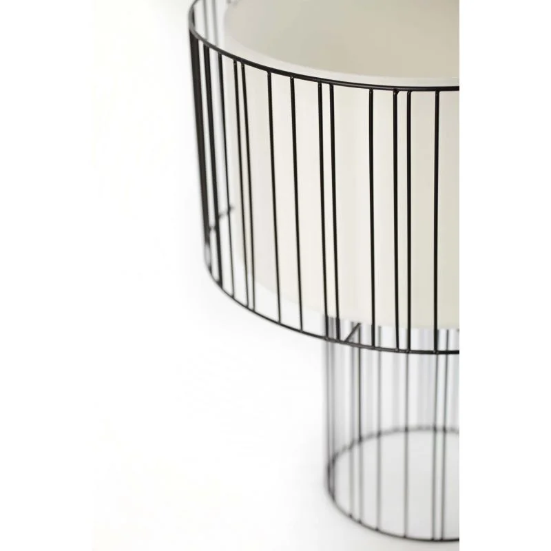 LAmpara de mesa con reja en Blanco Reviews Valoraciones - Lámparas de mesa, Uruguay | La Perla, vista 3