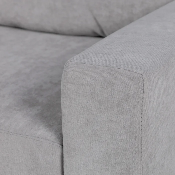 Sofá Modus (Outlet) - Tela Microfibra - 3 cuerpos - Berlin 05 (Ceniza) en Gris - Sillones y sofás, Uruguay | NYR, vista 3