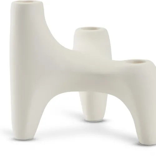 Portavelas VIGNIR A13xL16xA15cm blanco en Blanco - Velas y Portavelas, Uruguay | JYSK