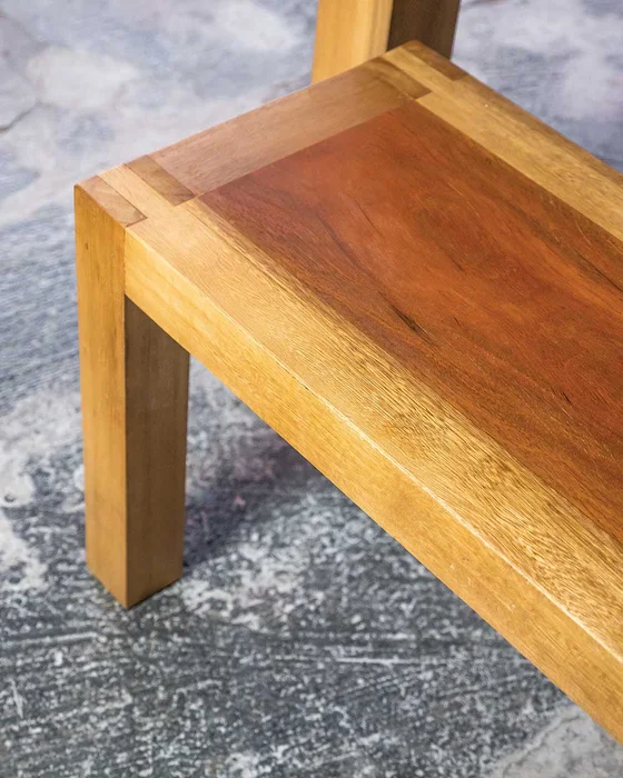 BANCO / PIE DE CAMA GAROPABA 1,38mt en Madera natural - Butacas, banquetas y puffs, Uruguay | Fundamento Muebles