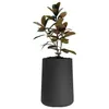 Macetero Gota 55 Negro Alto 55cm x 36cm Ancho Boca x Diam Base 40cm, 60 lts en Negro - Macetas, Uruguay | Champagne Home, vista 1 de 3