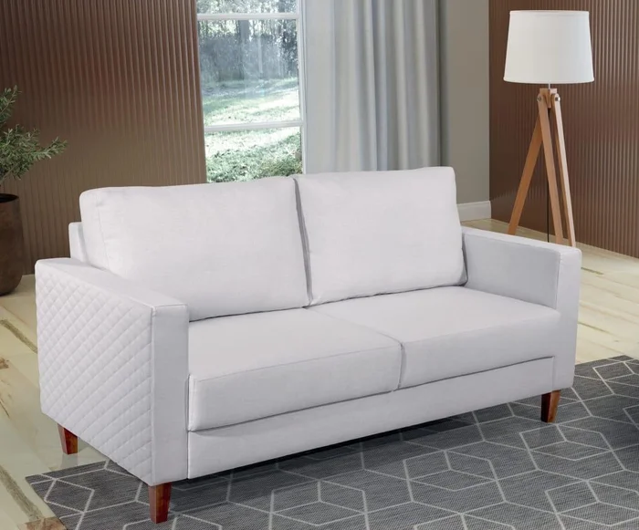 Sofá Zafiro 3 Cuerpos 210cm - Gris - Sillones y sofás, Uruguay | Berna home, vista 2