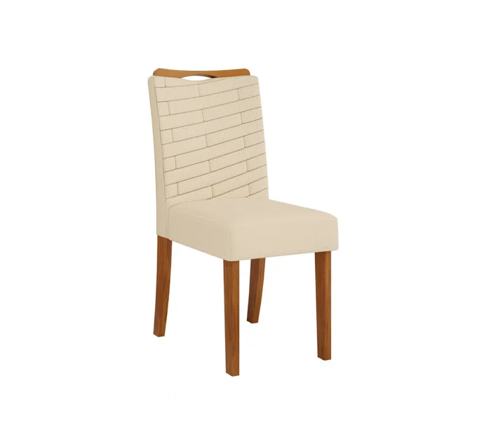 Silla Julia tapizada - Linea Milán - Blanca en Beige - Sillas, Uruguay | Rústico Hogar, vista 2