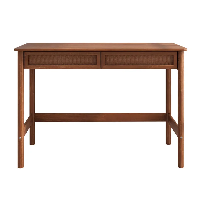 Escritorio 110cm Ratan Bilbao - Madera Maciza en Madera natural - Escritorios, Uruguay | Balton, vista 14