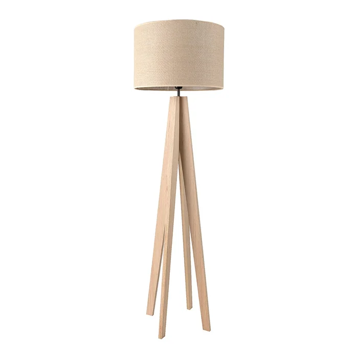 Pie de madera cuadruple en Madera natural - Lámparas de pie, Uruguay | La Perla