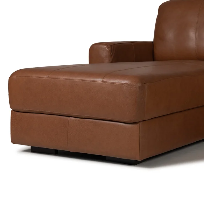 Rinconera Como - Cuero Advanced - 2 + Chaise izquierdo - Maverick Telha (Preventa) en Marrón - Sillones y sofás, Uruguay | Nyr, vista 6