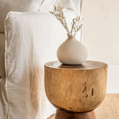 MESA AUXILIAR OLIVE - SUAR en Madera natural - Mesas de living, Uruguay | La Iberica
