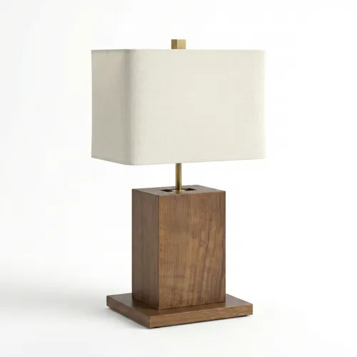 Lámpara de Mesa Nativo Block Brass - Lámparas de mesa, Uruguay | La Perla