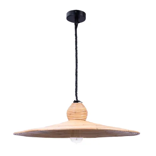 Lámpara De Techo Rattan-y-metal Natural-beige Padi en Beige - Lámparas colgantes, Uruguay | Divino