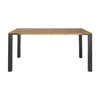 Mesa De Comedor Madera-y-metal Natural-beige Madison en Multicolor - Mesas de comedor, Uruguay | Divino, vista 2 de 5