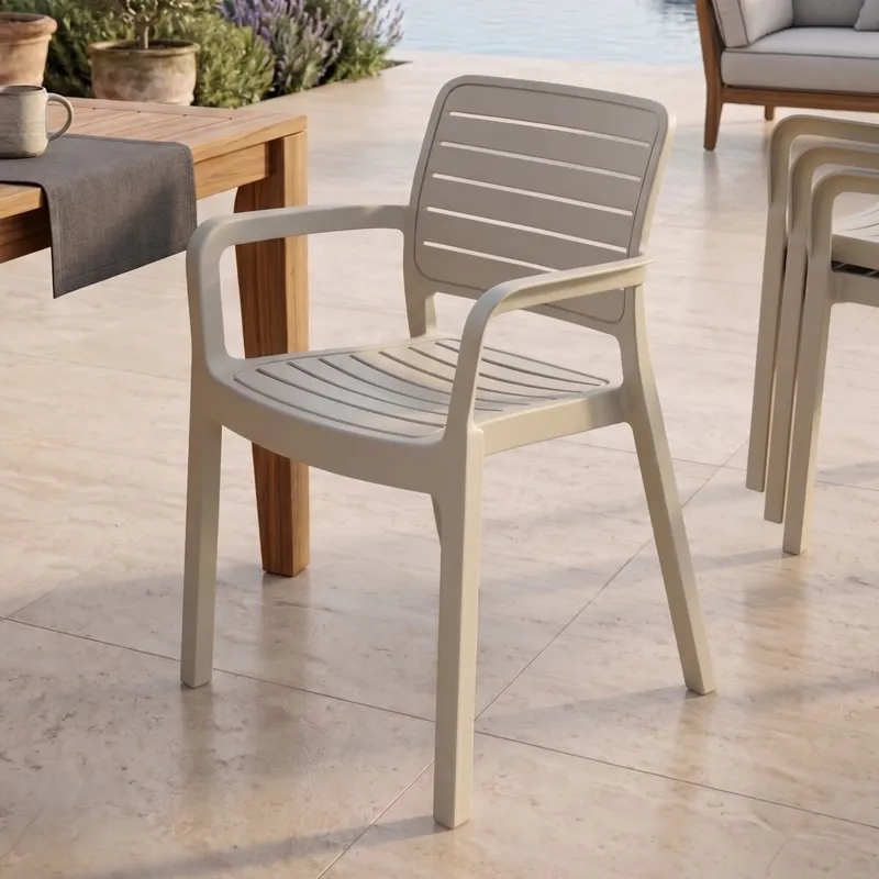 Silla de Exterior Miami - Marrón en Marrón - Muebles para el exterior, Uruguay | Rústico Hogar