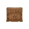 Aparador 2 Puertas y 2 Cajones - Línea Monterrey - Nogal en Marrón - Aparadores y recibidores, Uruguay | Ecowood, vista 4 de 5