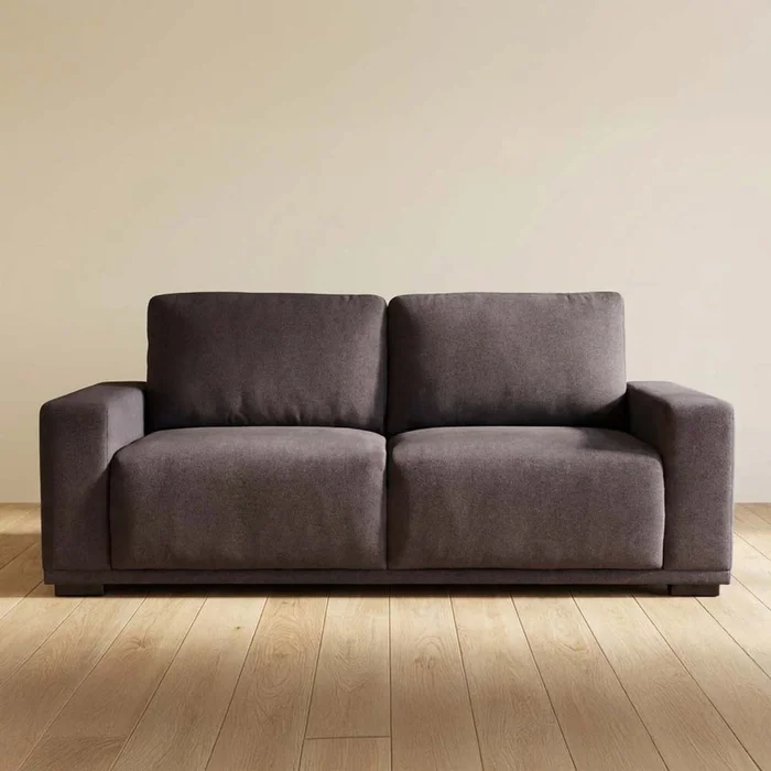 Sofá 3 Cuerpos Tela Marron Westly Choc. en Gris - Sillones y sofás, Uruguay | Divino