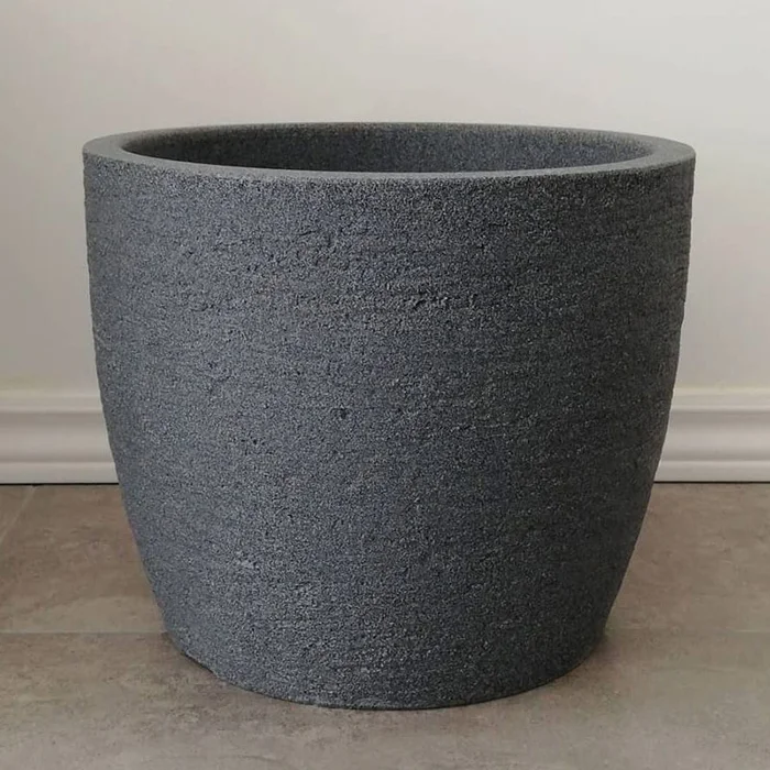 Maceta Saucer cilíndrico grande en Gris - Macetas, Uruguay | Alta Gracia Deco, vista 8