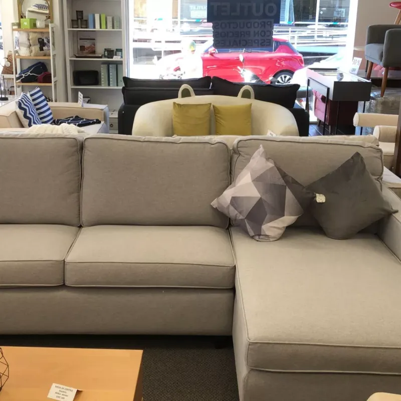 Sofa Lisboha en Gris - Sillones y sofás, Uruguay | Concetto Casa