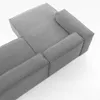 Sofá Blok 3 plazas chaise longue izquierdo pana gris 330 cm en Gris - Sillones y sofás, Uruguay | Kavehome, vista 3 de 7