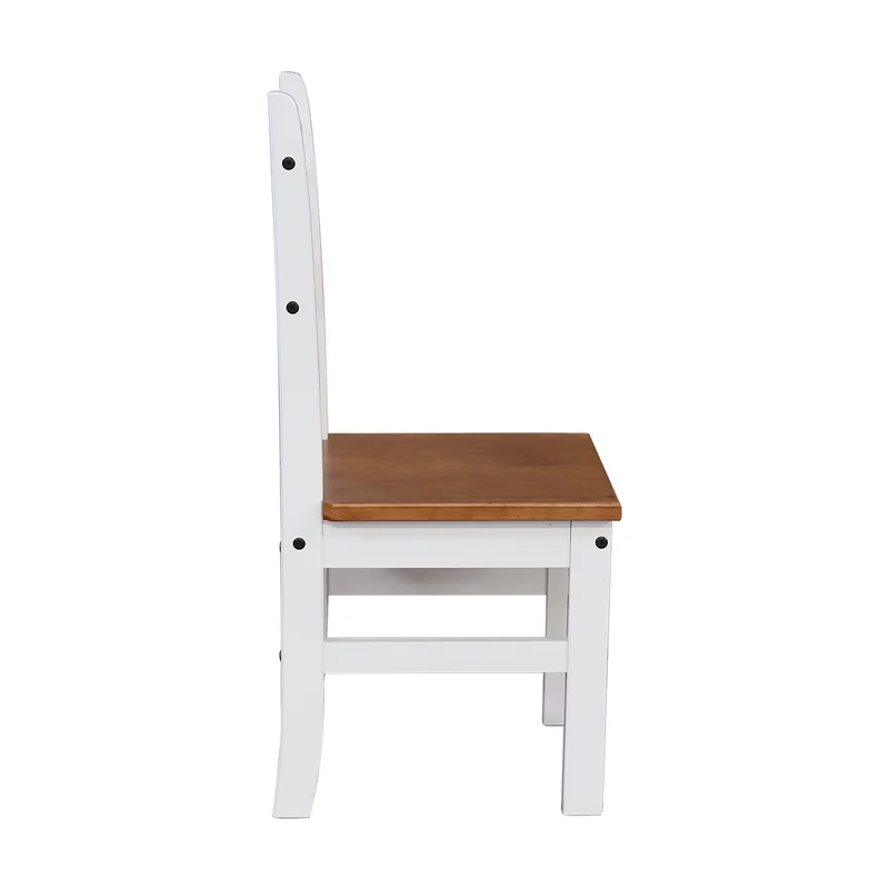 Juego Comedor Mesa 4 Sillas Linea Mexicana Madera en Blanco - Muebles, Uruguay | Soy Hogar, vista 4