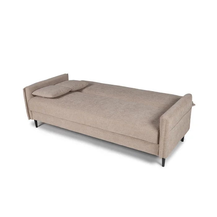 Sofá Cama Calma - Tela Microfibra - 130 (Beige) en Beige - Sillones y sofás, Uruguay | Nyr, vista 2