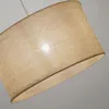 Pantalla para lámpara de techo Mariela de lino con acabado beige Ø 50 x 30 cm en Beige - Lámparas colgantes, Uruguay | Kavehome, vista 4 de 5