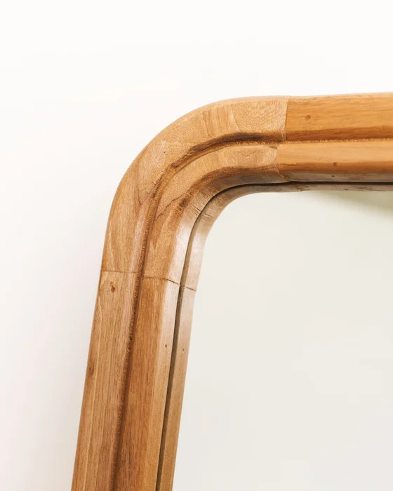 ESPEJO ARIES 71x71 en Madera natural - Espejos, Uruguay | Fundamento Muebles, vista 2