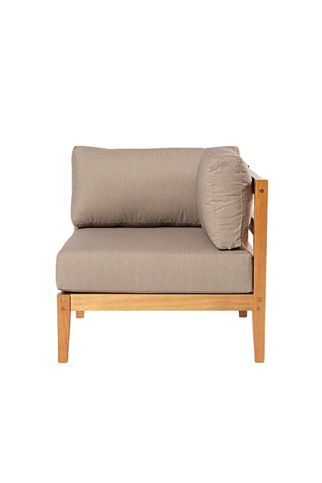 ESQUINA CANNES RIPADA ACQUABLOCK FENDI 74x74x66CM JATOBA en natural y - Muebles para el exterior, Uruguay | Vinibel, vista 4
