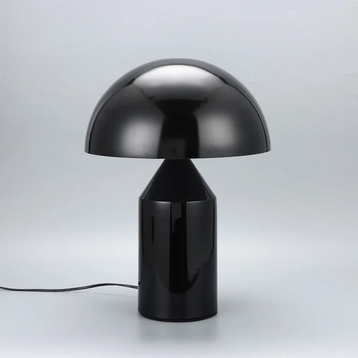 Lámpara de mesa Hongo Negra en Negro - Lámparas de mesa, Uruguay | Bascu House
