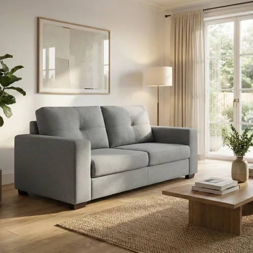 Sillón 3 Cuerpos - La Paz - Gris en Gris - Sillones y sofás, Uruguay | Rústico Hogar