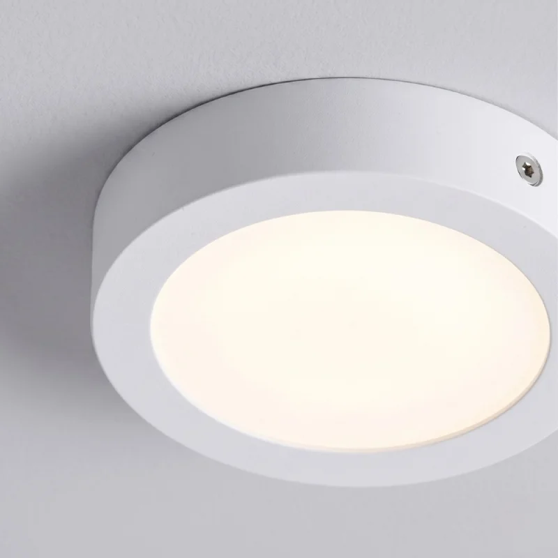 Panel LED Redondo de Adosar 12W Luz Cálida en Blanco - Lámparas colgantes, Uruguay | Serlux, vista 3