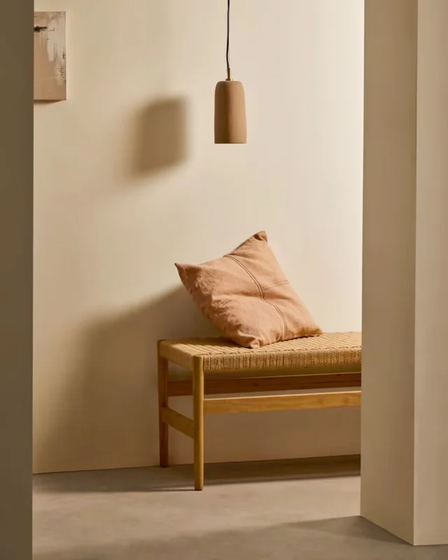 Lámpara de techo Madsen de terracota Ø 13 cm en Rojo - Lámparas colgantes, Uruguay | Kavehome, vista 3