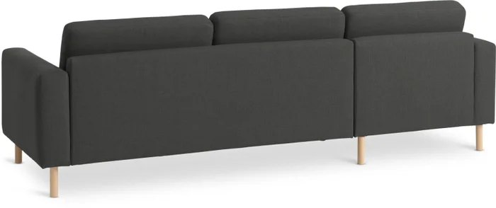 Sofá SVALBARD chaise longue gris oscuro en Gris - Sillones y sofás, Uruguay | JYSK, vista 3
