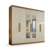 Ropero 6 Puertas Batientes Con Espejo - Roperos y placares, Uruguay | Muebles Express, vista 1 de 4