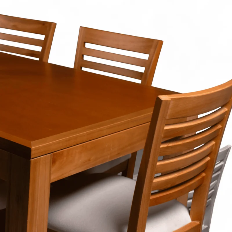 Juego Comedor con Buña en Marrón - Mesas de living, Uruguay | Diseno Montevideo, vista 4