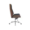 Asiento Gerencial Alto Madera-y-pu Negro Zen en Negro - Escritorios y sillas de escritorio, Uruguay | Divino, vista 3 de 4