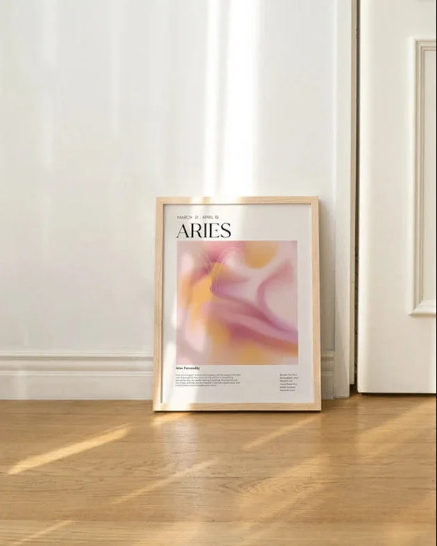 Signo Aries en Multicolor - Láminas, Uruguay | La Cuadrería, vista 2