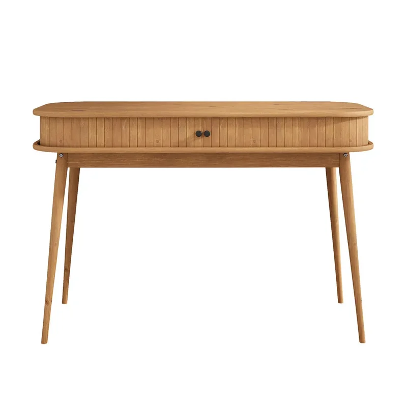 Escritorio Jani con Rolltop - Madera Maciza en Madera natural - Escritorios, Uruguay | Balton, vista 11