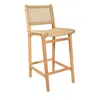 BANCO ALTO CATANIA TEKA Y CUERDA H65 CM NATURAL en Madera natural - Butacas, banquetas y puffs, Uruguay | Masinfinito Casa, vista 3 de 3