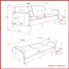 Sofa cama con posabrazos – Caspian - Sillones y sofás, Uruguay | Punto Unión, vista 5 de 9