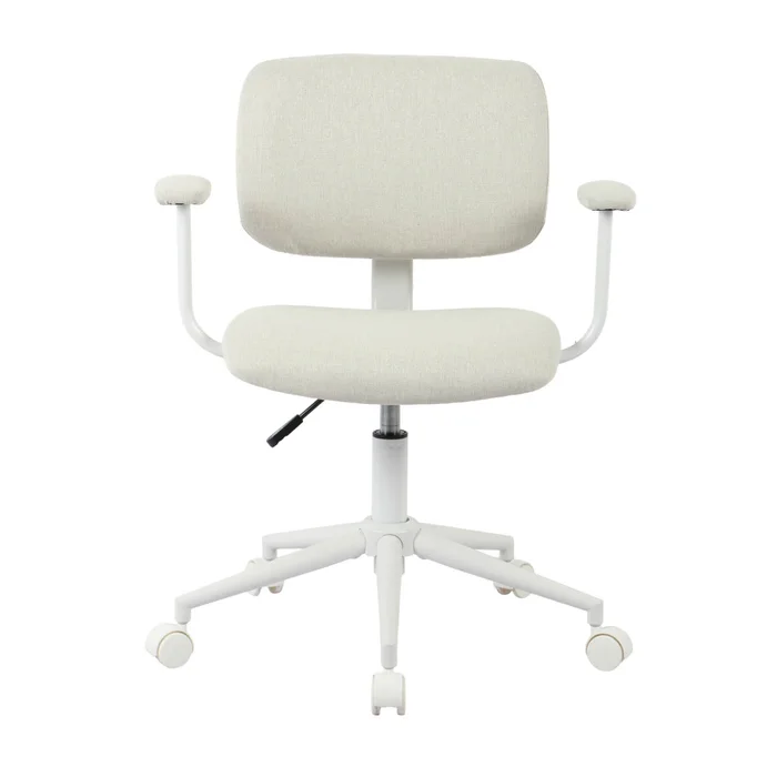 Asiento De Oficina Polipropileno-y-tela Natural-beige Clifford en Beige - Escritorios y sillas de escritorio, Uruguay | Divino, vista 3