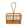 ORGANIZADOR RECTANGULAR C/ASA 20x10xH12/27CMS BAMBU en Madera natural - Canastos, Uruguay | Decohogar, vista 1 de 3