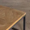 Mesa Ratona Madera-y-metal Natural-beige Dominique Natural en Multicolor - Mesas de living, Uruguay | Divino, vista 4 de 4