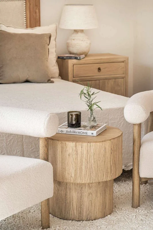 MESA LATERAL BALEAR - OLMO en Madera natural - Mesas de living, Uruguay | La Iberica, vista 9